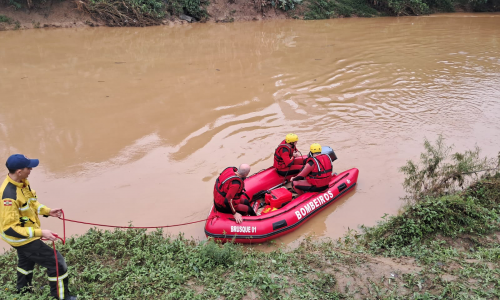 Corpo de brusquense é encontrado quatro dias após carro cair no rio Itajaí-Mirim