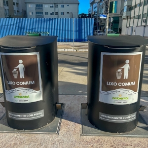 Instalação de lixeiras subterrâneas marca nova fase da reurbanização em praia de BC