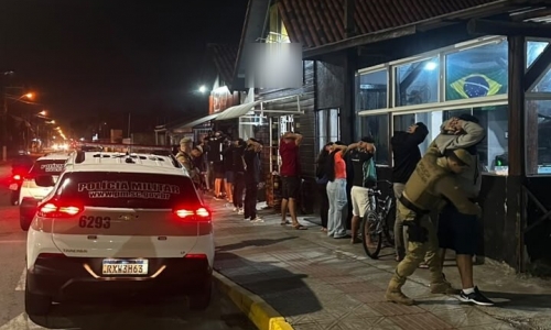 Mais de 100 abordagens são realizadas durante operação policial no Vale do Rio Tijucas