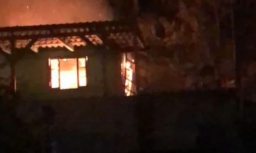 Desentendimento entre companheiros termina em incêndio e caso de polícia em Brusque