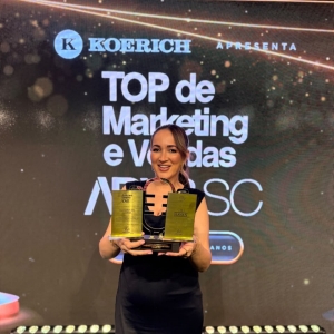 Gerente de marketing da Havan, natural de Tijucas, conquista tradicional premiação catarinense