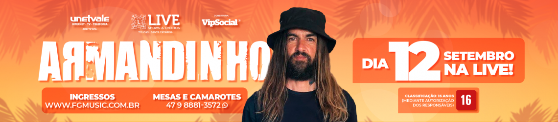 Banner Topo | Live Shows e Eventos