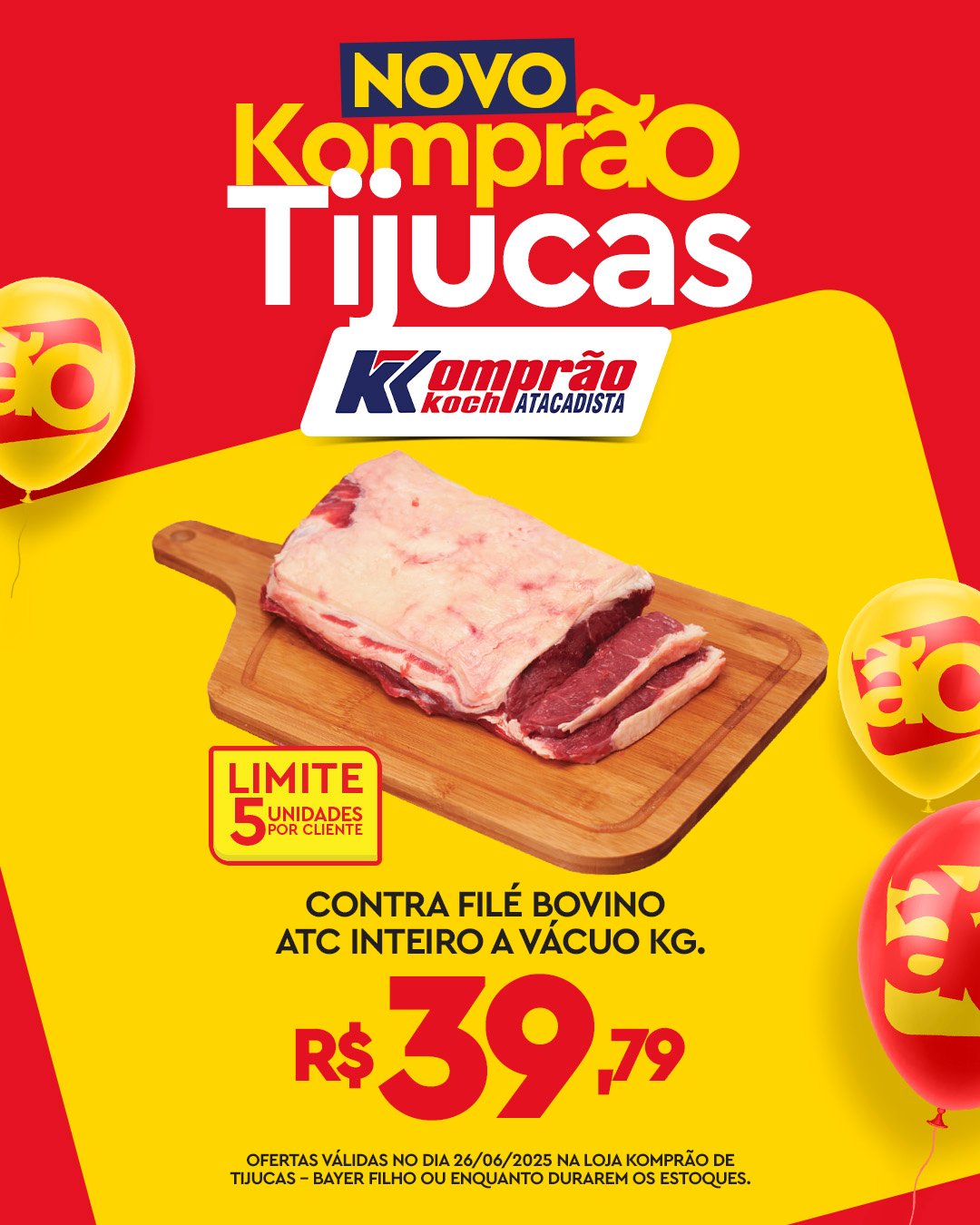 Banner Poup-up | Inauguracão Komprão