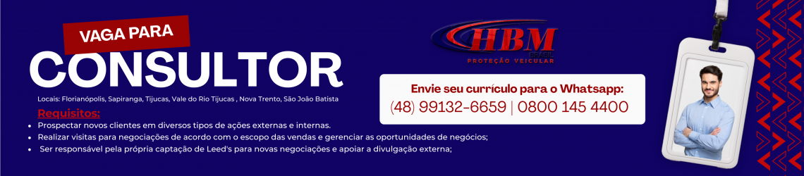 Banner Topo | HBM Proteção Veicular