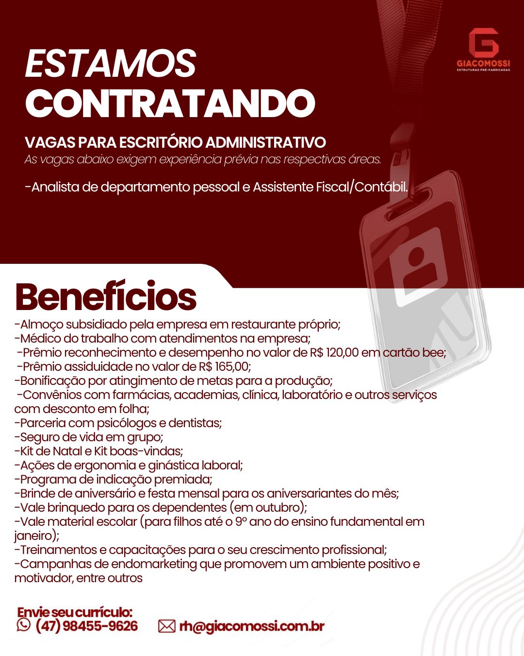 Banner Poup-Up | Giacomossi Estruturas