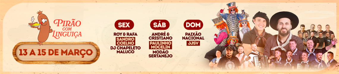 Banner Notícia | Pirão com Linguiça