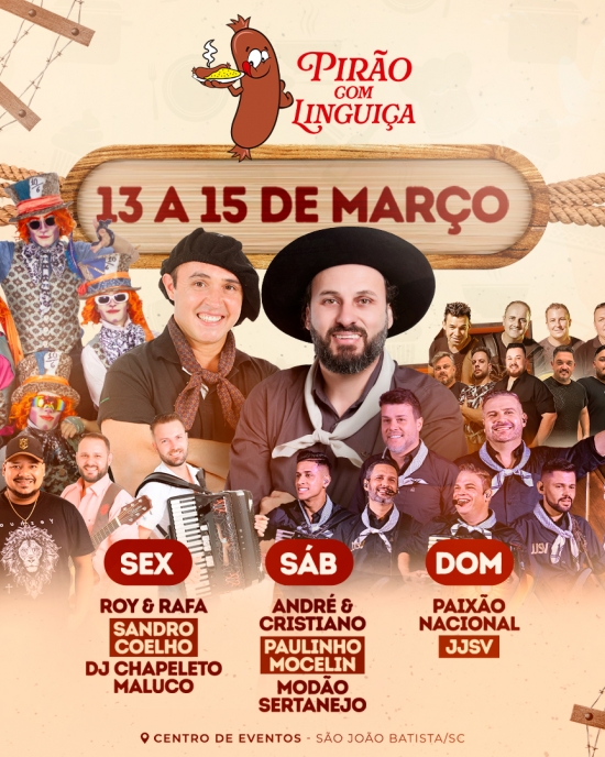 Banner Notícia | Pirão com Linguiça