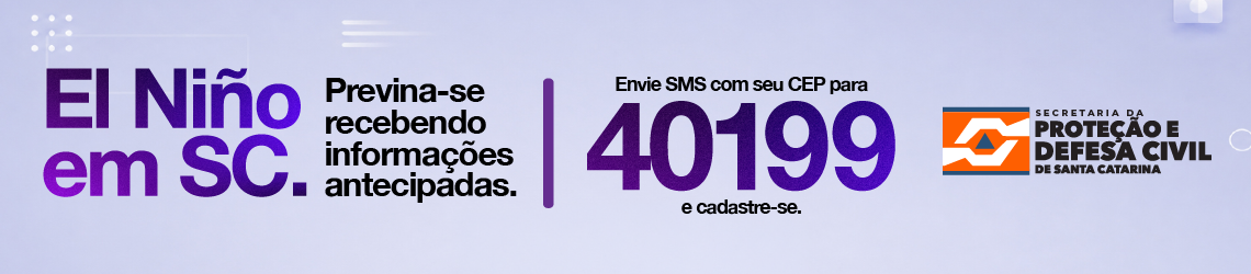 Banner Topo |  PI 65391 | Campanha EL NIÑO – EMERGENCIAL