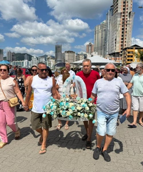 Missa e tradicional Procissão Marítima reúne fiéis