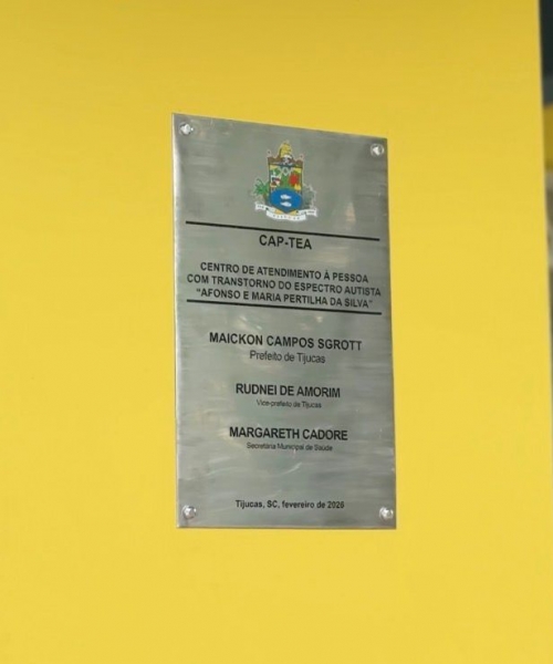 Casa do Autista é inaugurada em Tijucas