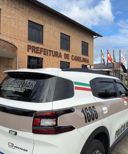 PM recebe nova viatura para reforçar segurança de Canelinha