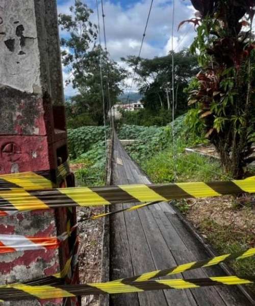 Nova ponte pênsil será construída no local onde estrutura havia desabado