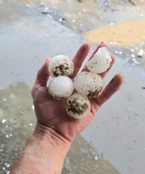 Chuvas preocupam a região; em algumas cidades teve ocorrência de granizo